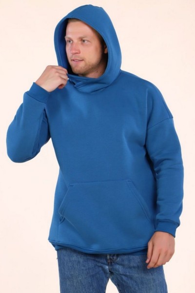 898 Худи с начесом Rocky - индиго (НТ)