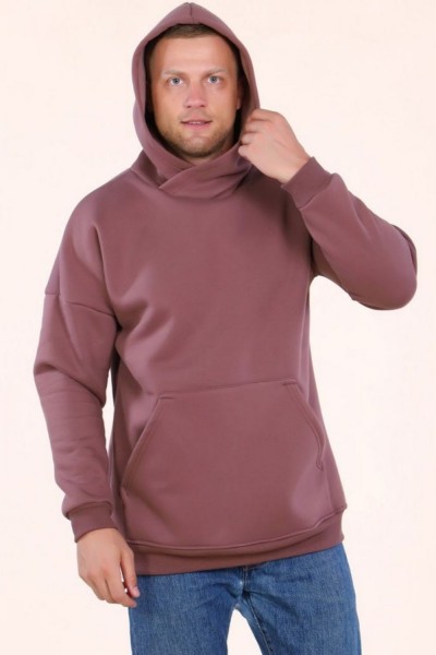 898 Худи с начесом Rocky - шоколад (НТ)