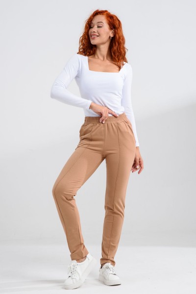 67169-1О Брюки женские - капучино (НТ) 67169-1О Брюки женские - капучино (НТ)