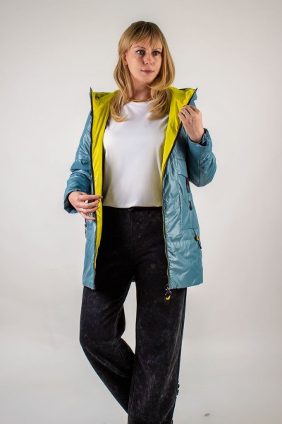 Демисезонная куртка Лайт, арт.618, премиум - бирюзовый (НТ)