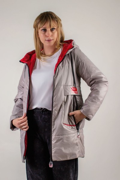 Демисезонная куртка Лайт, арт.612 премиум - бежевый (НТ)