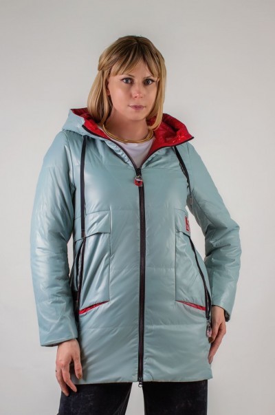 Демисезонная куртка Лайт, арт.612 премиум - бирюзовый (НТ)