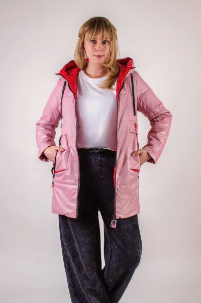 Демисезонная куртка Лайт, арт.612 премиум - розовый (НТ)