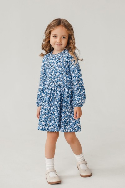 Платье 5-224 голубой - голубой (НТ)