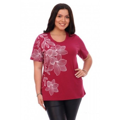 Футболка женская Лирика плюс лиловый (ЛТ)