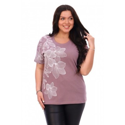 Футболка женская Лирика плюс сухая роза (ЛТ)