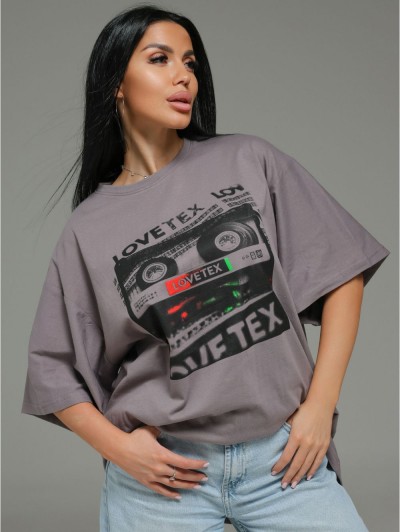 Блум футболка женская (серый) (ЛТ) Блум футболка женская (серый) (ЛТ)