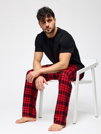 Пижама мужская кулирка с брюками ЧИКАГО КРАСНЫЙ (ДТ) Пижама мужская кулирка с брюками ЧИКАГО КРАСНЫЙ (ДТ)