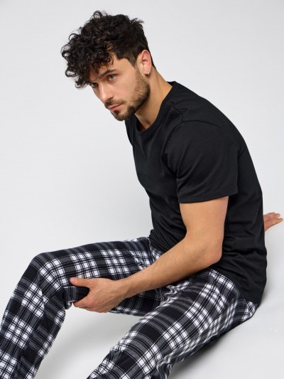 Пижама мужская кулирка с брюками ЧИКАГО ЧЕРНЫЙ (ДТ) Пижама мужская кулирка с брюками ЧИКАГО ЧЕРНЫЙ (ДТ)