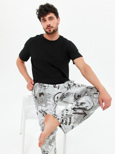 Пижама мужская кулирка с брюками ЧИКАГО СМАЙЛ (ДТ) Пижама мужская кулирка с брюками ЧИКАГО СМАЙЛ (ДТ)