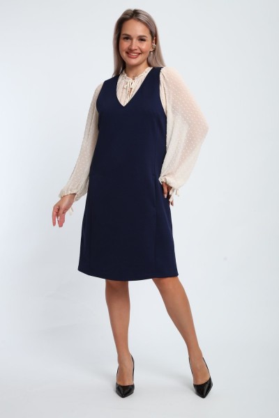 Сарафан 32739 - темно-синий (НТ) Сарафан 32739 - темно-синий (НТ)