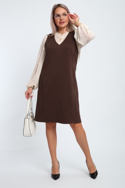 Сарафан 32739 - шоколад (НТ) Сарафан 32739 - шоколад (НТ)