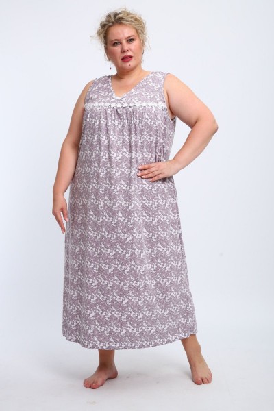 Ночная сорочка С431БР - Ксения лиловый (НТ)