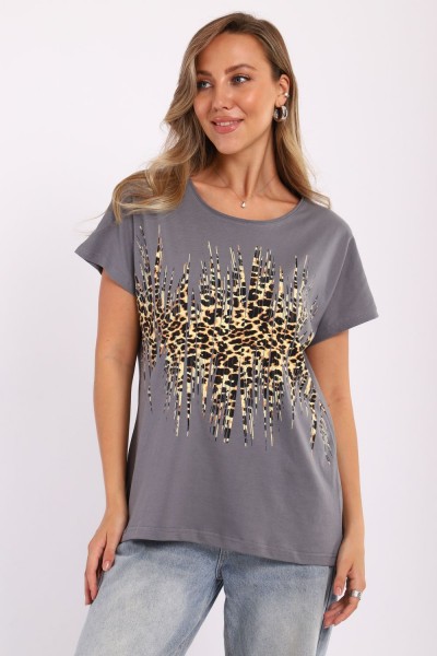 Футболка женская 32102 - серый (НТ) Футболка женская 32102 - серый (НТ)