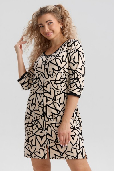 36973 халат женский - молочный (НТ) 36973 халат женский - молочный (НТ)