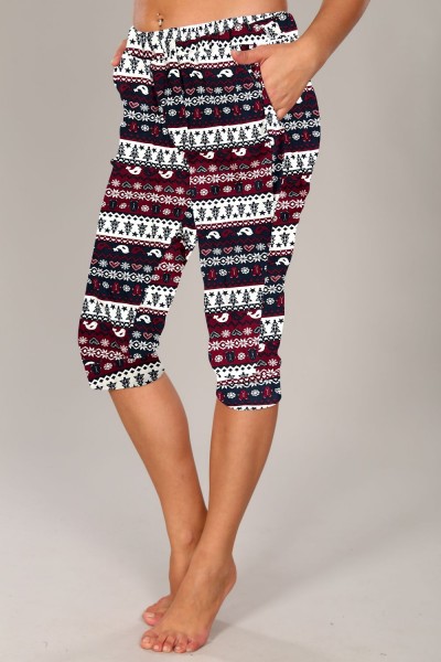 Бриджи женские 5 - красно-синий (НТ) Бриджи женские 5 - красно-синий (НТ)