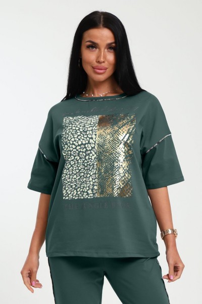 Футболка женская 238 - зеленый (НТ) Футболка женская 238 - зеленый (НТ)