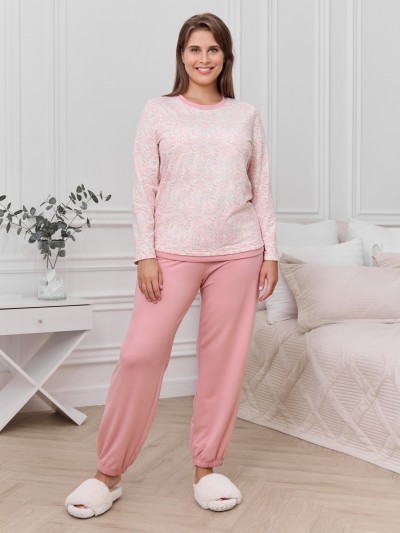 Пижама Жаккард-1 розовый (ВИТ)