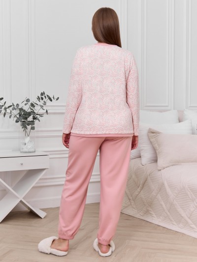 Пижама Жаккард-1 розовый (ВИТ)