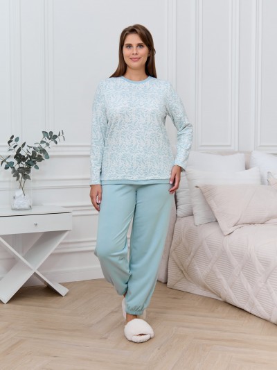 Пижама Жаккард-1 мятный (ВИТ)