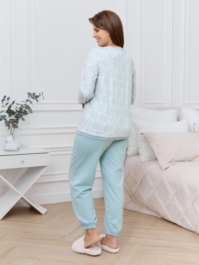 Пижама Жаккард-1 мятный (ВИТ)