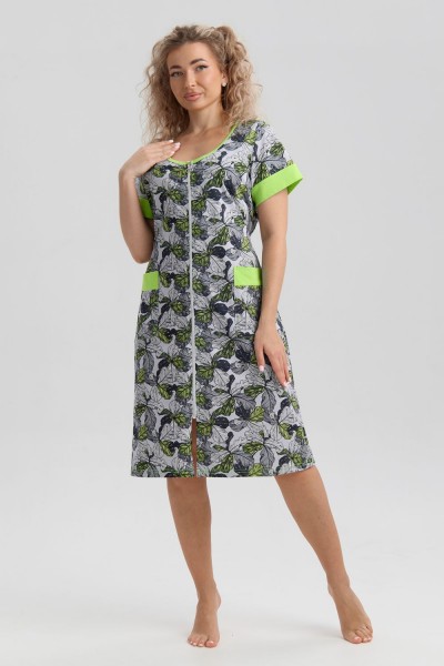 Халат 36980 - серый (НТ) Халат 36980 - серый (НТ)