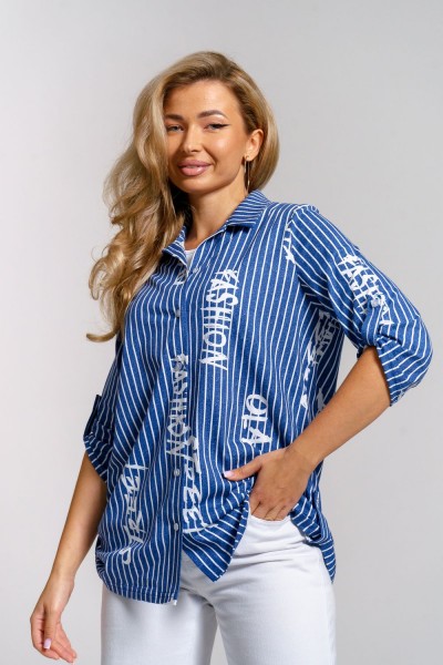 Рубашка 36967 - синий (НТ)