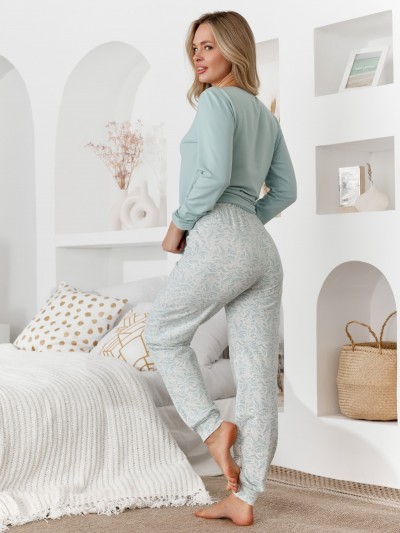 Пижама Жаккард-2 мятный (ВИТ)