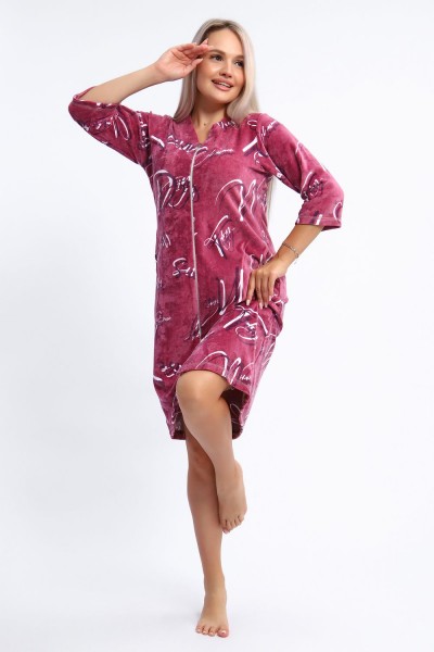 Халат 01 Бренд Rozhkova KV - темно-розовый (НТ) Халат 01 Бренд Rozhkova KV - темно-розовый (НТ)