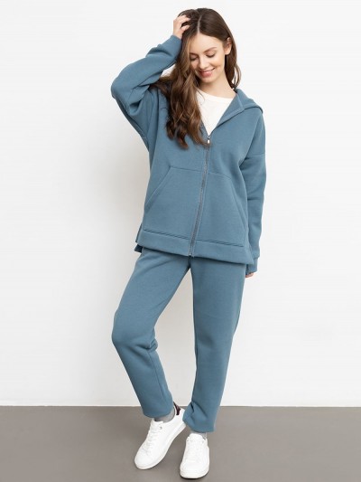 Брюки женские 182408 - серо-голубой (НТ) Брюки женские 182408 - серо-голубой (НТ)