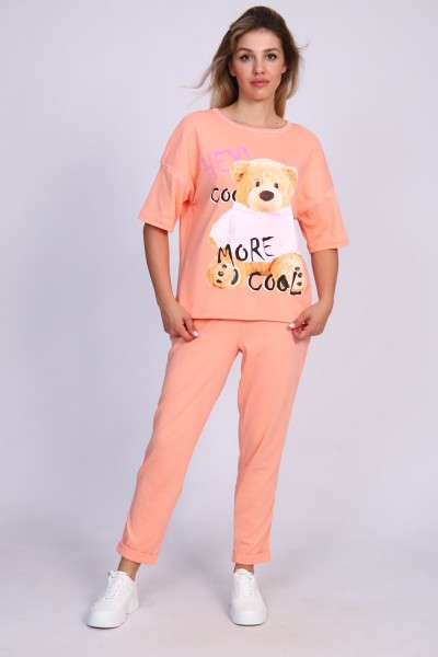 ТК 360 мишки Пижама - розовый (НТ)
