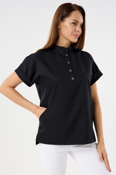 Куртка женская 401 Вискоза черный (СтБ)  