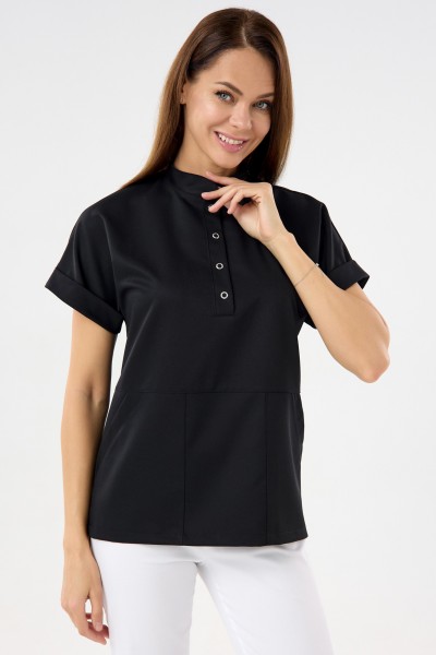 Куртка женская 401 Вискоза черный (СтБ)  