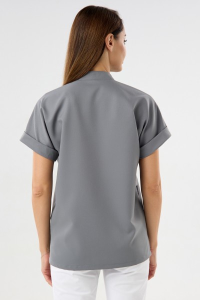 Куртка женская 401 Вискоза серый (СтБ)  