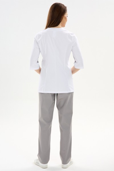 Костюм женский 229 Тиси цв. 00+30 (белый + серый) (СтБ) Костюм женский 229 Тиси цв. 00+30 (белый + серый) (СтБ)