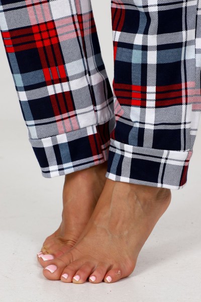 Пижама 35325 - печеньки на зеленом + черный (НТ)