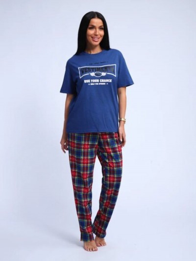 Брюки женские арт. 656 - клетка (НТ) Брюки женские арт. 656 - клетка (НТ)