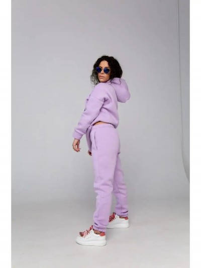 Брюки женские футер 3-х нитка арт. 1040 - сирень (НТ) Брюки женские футер 3-х нитка арт. 1040 - сирень (НТ)