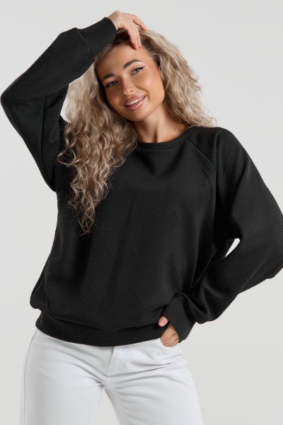 Свитшот 36986 - черный (НТ)