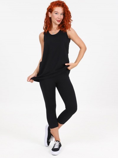 Ритмика - майка черный (ИК) Ритмика - майка черный (ИК)