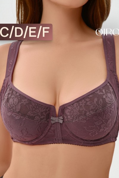 Бюстгальтер OIRO с цветочным принтом DAKOTA 2817 - фиолетовый (НТ) Бюстгальтер OIRO с цветочным принтом DAKOTA 2817 - фиолетовый (НТ)