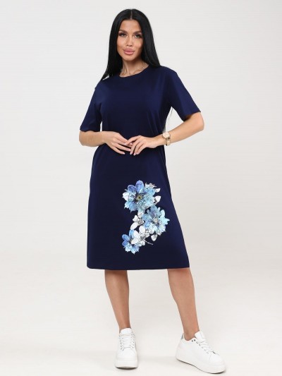 Антуриум - туника чернильный (ИК)