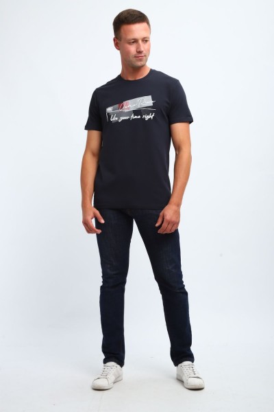 Футболка мужская 058 - темно-серый (НТ)