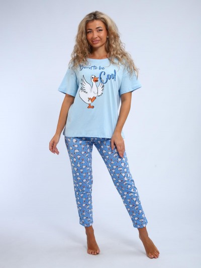 Веселина - пижама голубой (ИК)