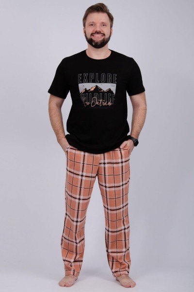 Пижама Альпы 2 - черный-коричневый (НТ) Пижама Альпы 2 - черный-коричневый (НТ)