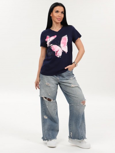 Поликсена - футболка чернильный (ИК) Поликсена - футболка чернильный (ИК)