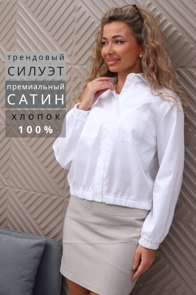 1080 Рубашка женская - белый (НТ) 1080 Рубашка женская - белый (НТ)