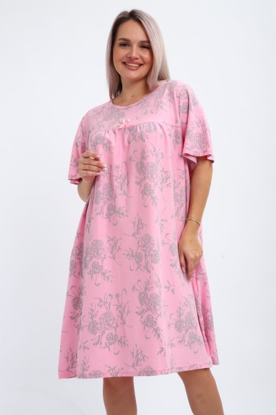 Сорочка женская 20523 - розовый (НТ) Сорочка женская 20523 - розовый (НТ)