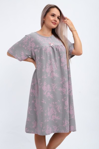 Сорочка женская 20523 - серый (НТ) Сорочка женская 20523 - серый (НТ)