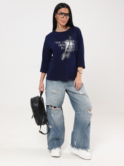 Фрактал - футболка чернильный (ИК) Фрактал - футболка чернильный (ИК)